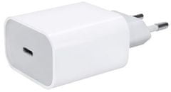 Solight síťová nabíječka USB-C, 20W, bílá