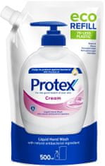 Protex Cream tekuté mýdlo s přirozenou antibakteriální ochranou - náhradní náplň 500 ml