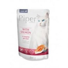 Piper Kapsička pro kočky s lososem 100g