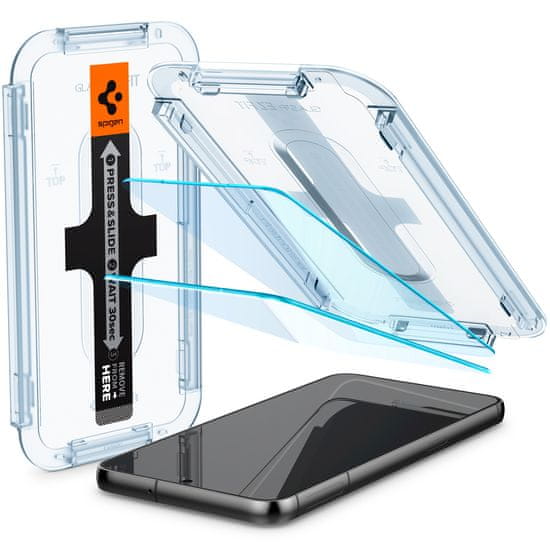 Spigen Glass EZ Fit 2 Pack – Samsung Galaxy S23, AGL05958