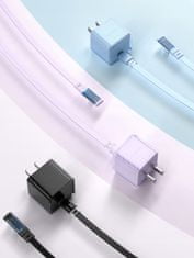 Mcdodo Kabel USB-C, úhlový, výkonný, superrychlý, Mcdodo, 100W, 1,8M, modrý CA-3425