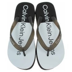 Calvin Klein Dámské plážové pantofle YW0YW00716 0GJ Black-White 38