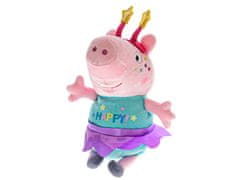 Mikro Trading PEPPA PIG Happy Party 31 cm plyšový s čelenkou