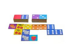 Mikro Trading Domino papírové s obrázky 28 ks v krabičce