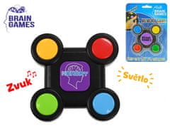 Mikro Trading Brain Games společenská hra test paměti na baterie se světlem a zvukem v krabičce