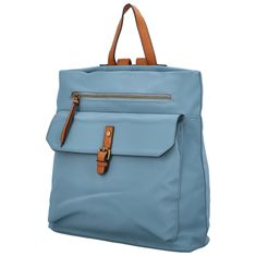 Turbo Bags Elegantní dámský textilní batoh Ludmila, světle modrá