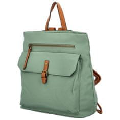 Turbo Bags Elegantní dámský textilní batoh Ludmila, zelená