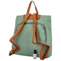 Turbo Bags Elegantní dámský textilní batoh Ludmila, zelená