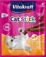 Vitakraft Cat Stick krůta-jehně 3x6g/20