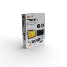 Solight Solight LED pásek pro TV, 100cm, USB, vypínač, studená bílá WM501