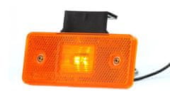 WESEM světlo poziční LED 12+24V oranžové s držákem