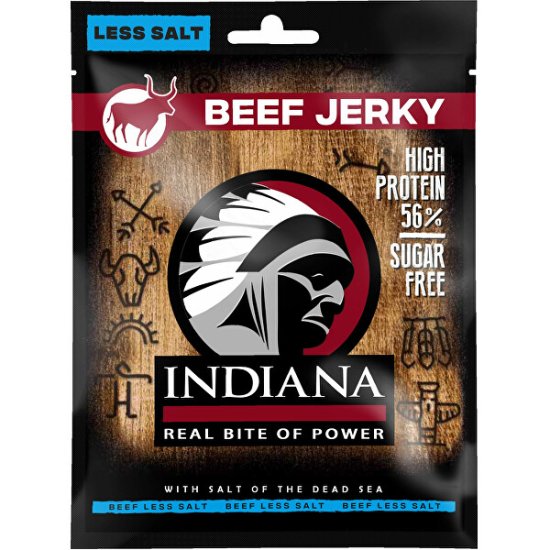 Indiana Jerky beef (hovězí) Less Salt 25 g