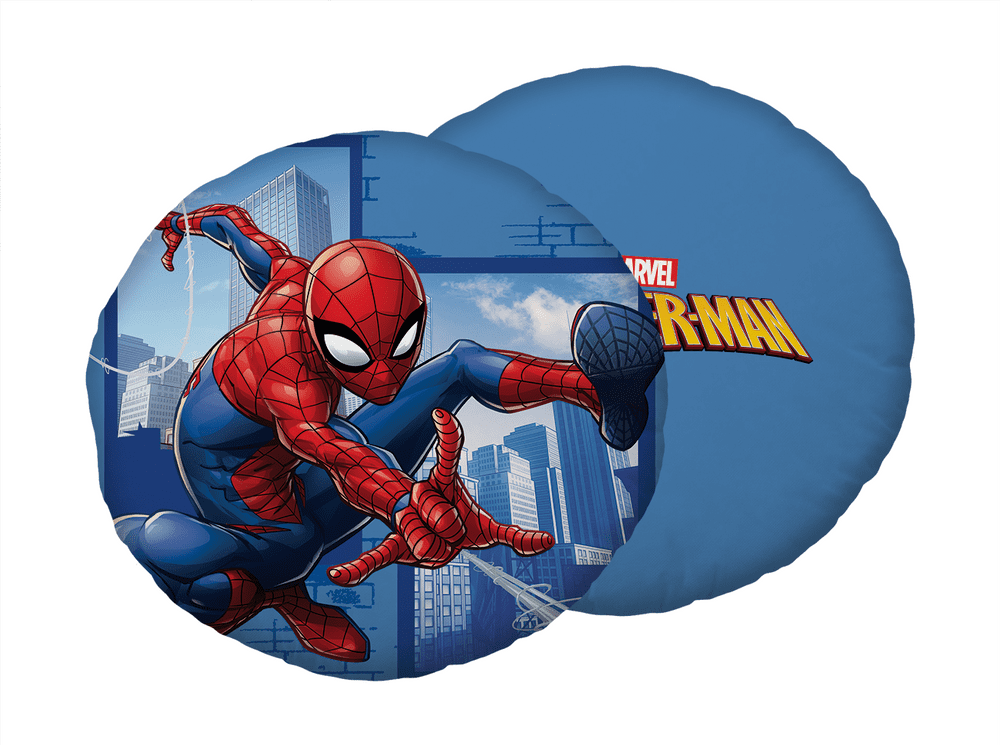 Levně Jerry Fabrics Tvarovaný polštářek Spider-man "Blue 06"