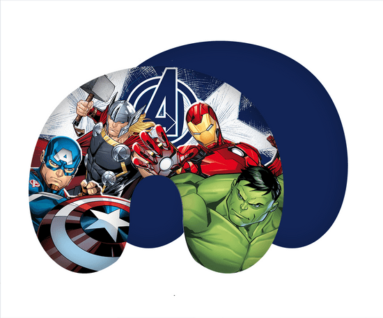 Jerry Fabrics Avengers "Heroes" cestovní polštářek