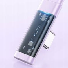 Mcdodo Kabel USB-C, úhlový, výkonný, superrychlý, Mcdodo, 100W, 1,2M, fialový CA-3421