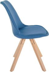 BHM Germany Jídelní židle Sofia II, textil, modrá