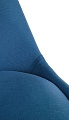 BHM Germany Jídelní židle Sofia II, textil, modrá
