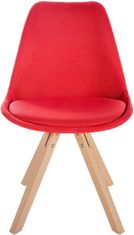 BHM Germany Jídelní židle Sofia II, textil, červená