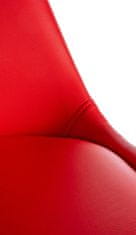 BHM Germany Jídelní židle Sofia I, syntetická kůže, červená