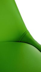 BHM Germany Jídelní židle Sofia I, syntetická kůže, zelená