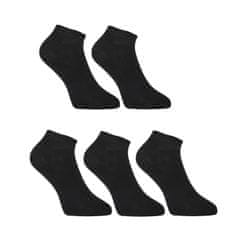 Styx 5PACK ponožky nízké bambusové černé (5HBN960) - velikost XL