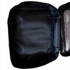 INNA Pánský cestovní organizér na kosmetiku prostorná kosmetická taška černá