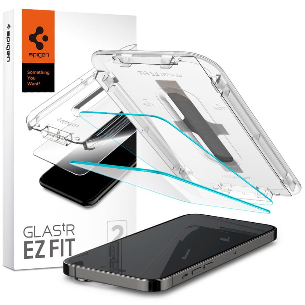 Spigen Glass tR EZ Fit HD Transparency 2 Pack - Samsung Galaxy S24 Plus (AGL07432) - rozbaleno