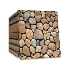 HOME & MARKER® 3D Tapeta na zeď, Samolepící tapeta na zeď v imitaci kamene 30 x 30 cm (10ks) | STONEBLOCKS