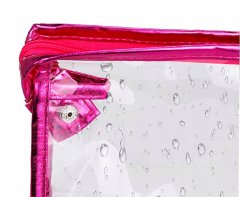 INNA Dámské kosmetické pouzdro organizér vodotěsné Kosmetická taška Trip Story průhledná