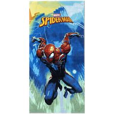 Himatsingka Europe Bavlněná plážová osuška Spiderman v letu