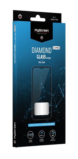 MyScreen Protector Tvrzené sklo iPhone 15 DIAMOND LITE FullGlue černé 107918