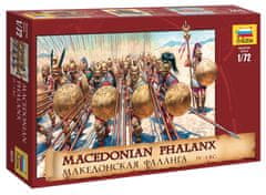 Zvezda figurky makedonská falanga, IV. - I. stolení př. n. l., Wargames (AoB) 8019, 1/72
