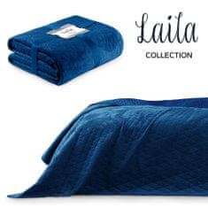 AmeliaHome Přehoz na postel Laila modrý, velikost 220x240