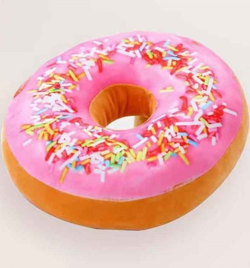 Bavlissimo Polštářek donut průměr 40 cm varianta: donut posyp 1