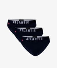 ATLANTIC Pánské sportovní slipy 3Pack - námořnická modrá Velikost: M
