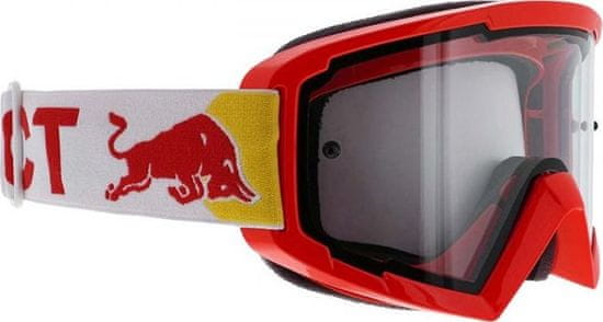 Red Bull Motokrosové brýle SPECT MX WHIP červené s čirým sklem 008