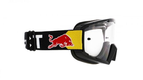 Red Bull Motokrosové brýle SPECT MX WHIP černé s čirým sklem 012