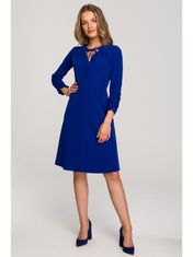 Style Stylove Dámské mini šaty Anglina S325 chrpově modrá L