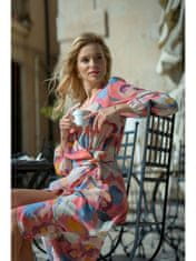 Style Stylove Dámské midi šaty Numeak S341 růžová L
