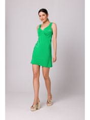 makover Dámské mini šaty Elaice K159 světle zelená S