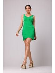 makover Dámské mini šaty Elaice K159 světle zelená S