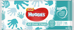 Huggies 2x Single All Over Clean Ubrousky vlhčené 56 ks