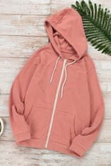 OMG! Dámská bunda s kapucí na zip Rodar růžová XXL