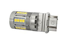 motoLEDy P27/7W LED žárovka 3157 12-24V bez chyby 3000lm bílá