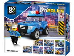 Blocki Blocki stavebnice Policie - Policejní hlídkový vůz kompatibilní 111 dílů
