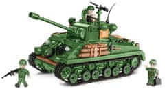 Cobi World War II M4A3E8 Sherman Easy Eight, 745 kostek, 3 figurky