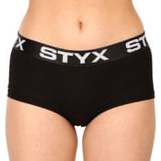 Styx Dámské kalhotky s nohavičkou černé (IN960) - velikost M