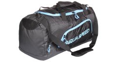 Aqua Speed Duffle Bag L sportovní taška černá-modrá 36 l