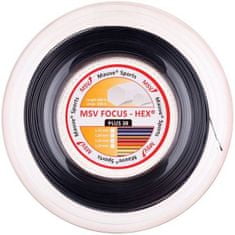 MSV Focus HEX Plus 38 tenisový výplet 200 m černá 120