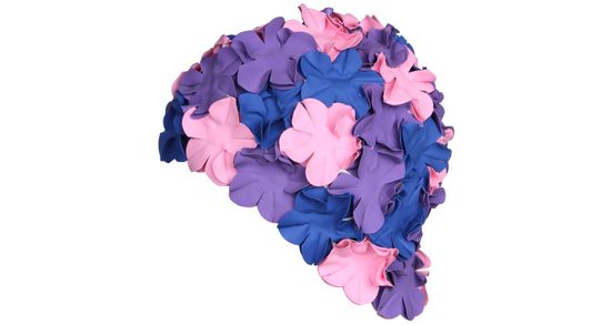 Aqua Speed Bloom koupací čepice fialová-růžová